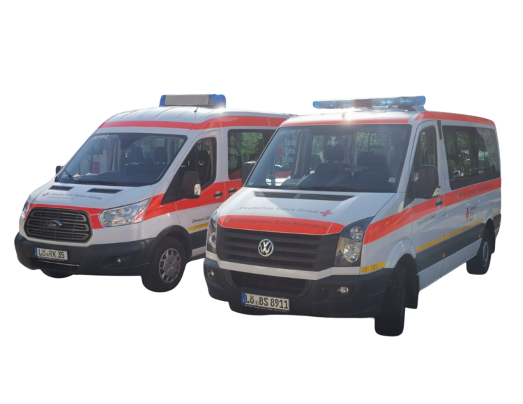 Die Autos des DRK Ortsverein Zell